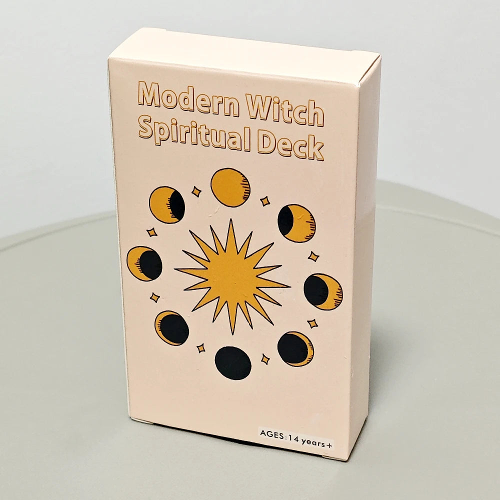 10.3*6cm 60 Pcs Modern Style Oracle Cards Modern Witch Spiritual Deck