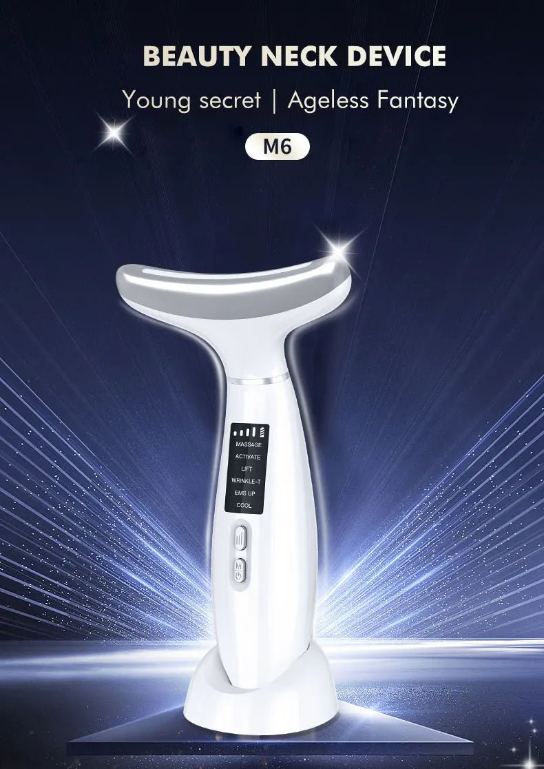 Hot Cold Neck Face Beauty Device Facial Lifting Machine Face Massager Reduce Double Chin Face Sculpting Skin Care Beauty Tools