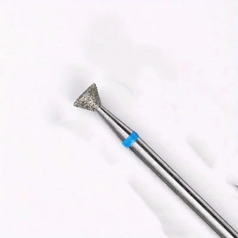 Nail Art Polishing Removal Head Disc Grinding Burr T Mills Grinder Diamond Electric Nail Drill Bit Cuticle Cutter Manicure Tool