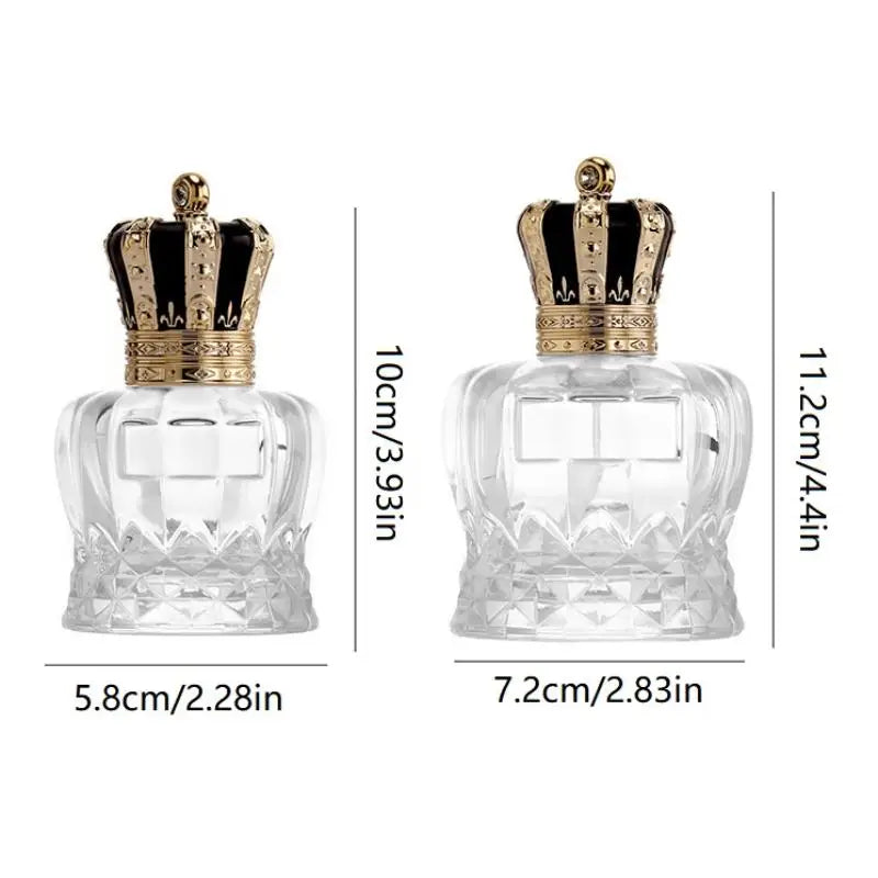 50/100ml Premium Perfume Bottle Clear Thickened Glass Empty Spray Bottle Crimp Nick Bayonet Bottle Need A Tool