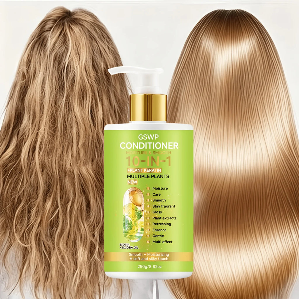 GSWP 10-in-1 Conditioner Strengthens and Protects Dry and Damaged Hair, Deeply Moisturizes and Smooths Dry.250g/500g