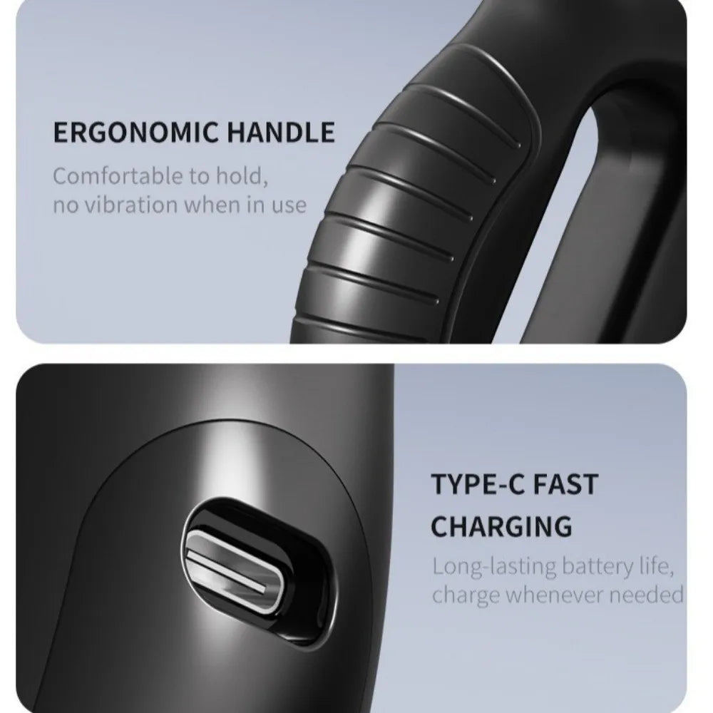 Hot Compress Electric Fascia Ring Portable Full-Body Electric Body Slimming Machine USB Charging with Belt
