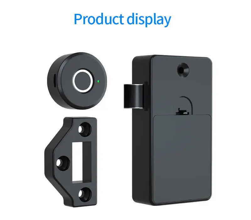 Smart Biometric Fingerprint Home File Drawer Cabinet Lock Keyless Invisible Furniture Wardrobe Electronic Locks Emergency Charge