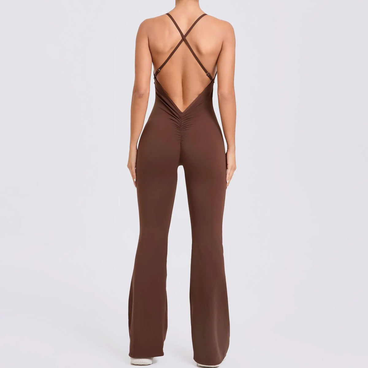 Cloud Rise Yoga SEXY Sports Jumpsuit Women Gym Fitness Playsuit Training Rompers Female Workout Bodysuits Lady Backless Overalls