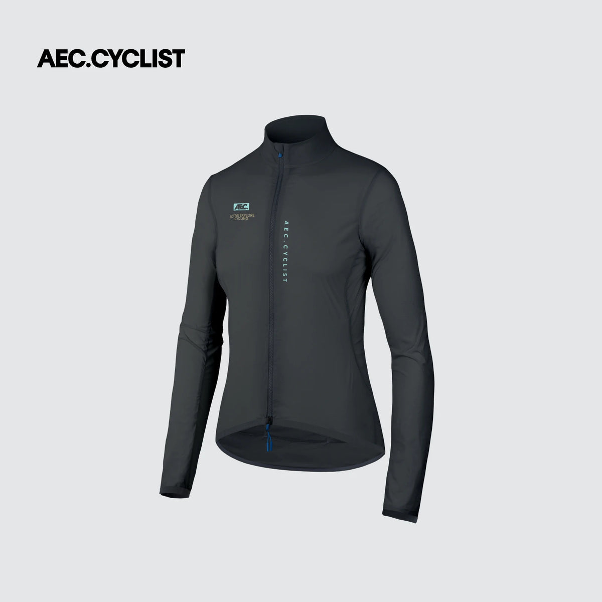 AEC.CYCLIST Windbreaker Cycling Jacket Men Women Ultra Light Quick Dry Cycling Jersey Breathable Bike Coats Zippered Side Pocket