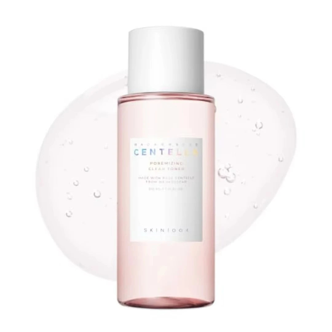 SKIN1004 Korean Skincare Centella Poremizing Travel Kit Sensitive Skin Soothing And Pore Care Set Cleanser Toner Ampoule Cream