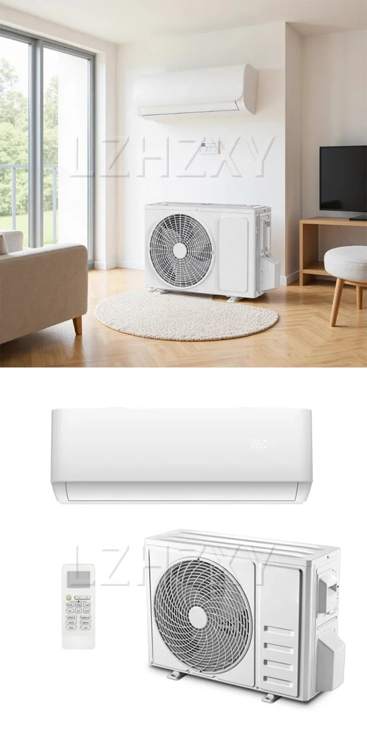 Inverter Split-Type Wall-Mounted Air Conditioner, 1.5 HP, 12,000 BTU, R32, Energy-Efficient Cooling and Air Purifica(Customized)