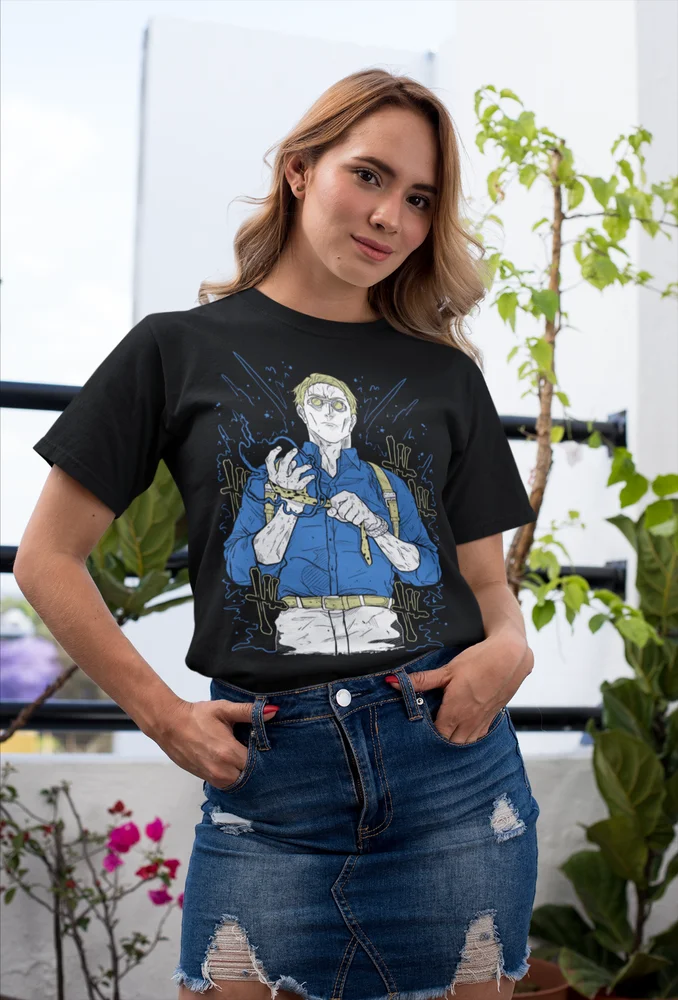JJK Jujutsu Kaisen Horror Anime Nanami Kento T-Shirt Gojo Satoru Shirt