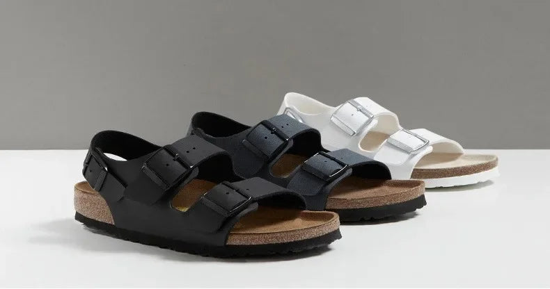 Man’s Fashion Casual Cork Sandal Breathable Comfort Summer Flip-Flops Couple Slippers Beach Muller Outdoor Anti Slip Shoes Youth