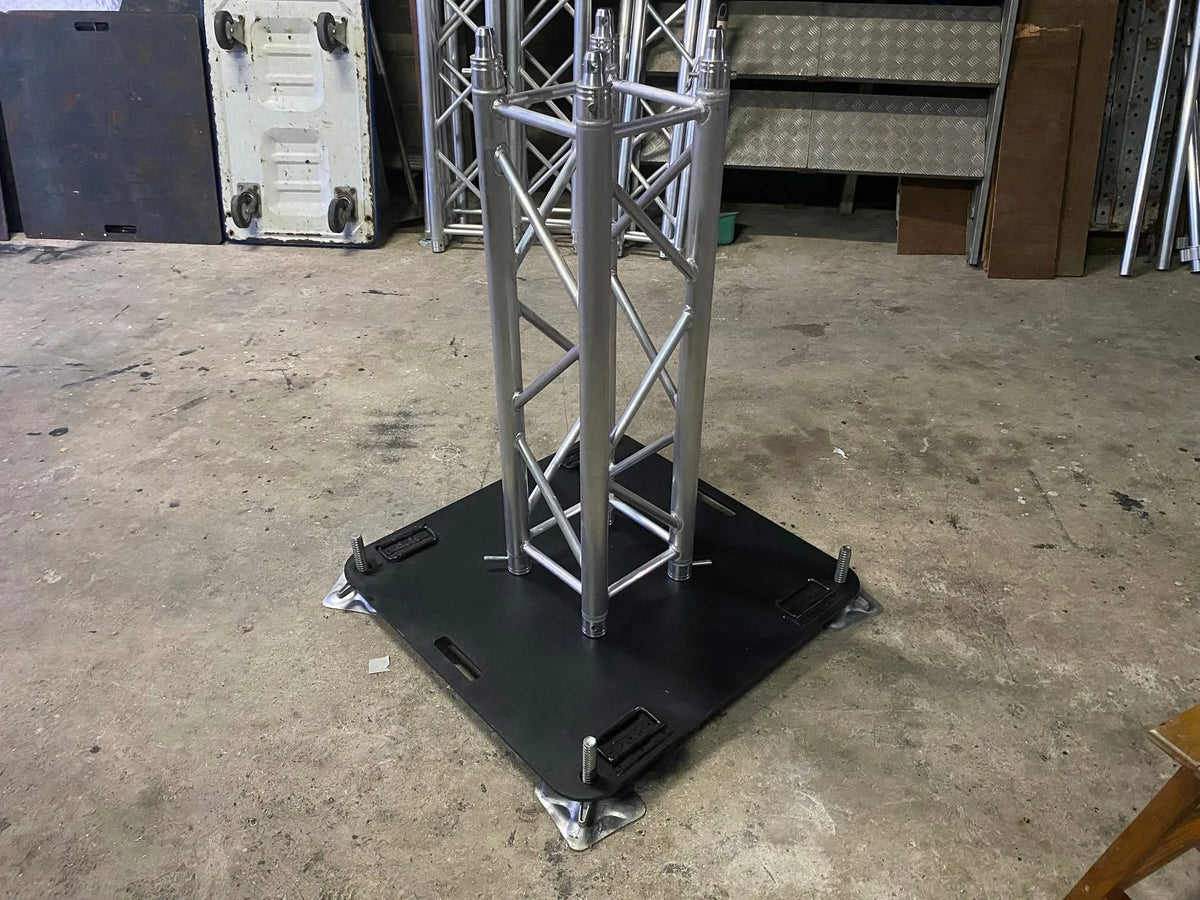 【Factory Wholesale】Aluminum Square Outdoor Event Truss System For Concert All Black Portable 200kg Load Capacity Truss For Hangi
