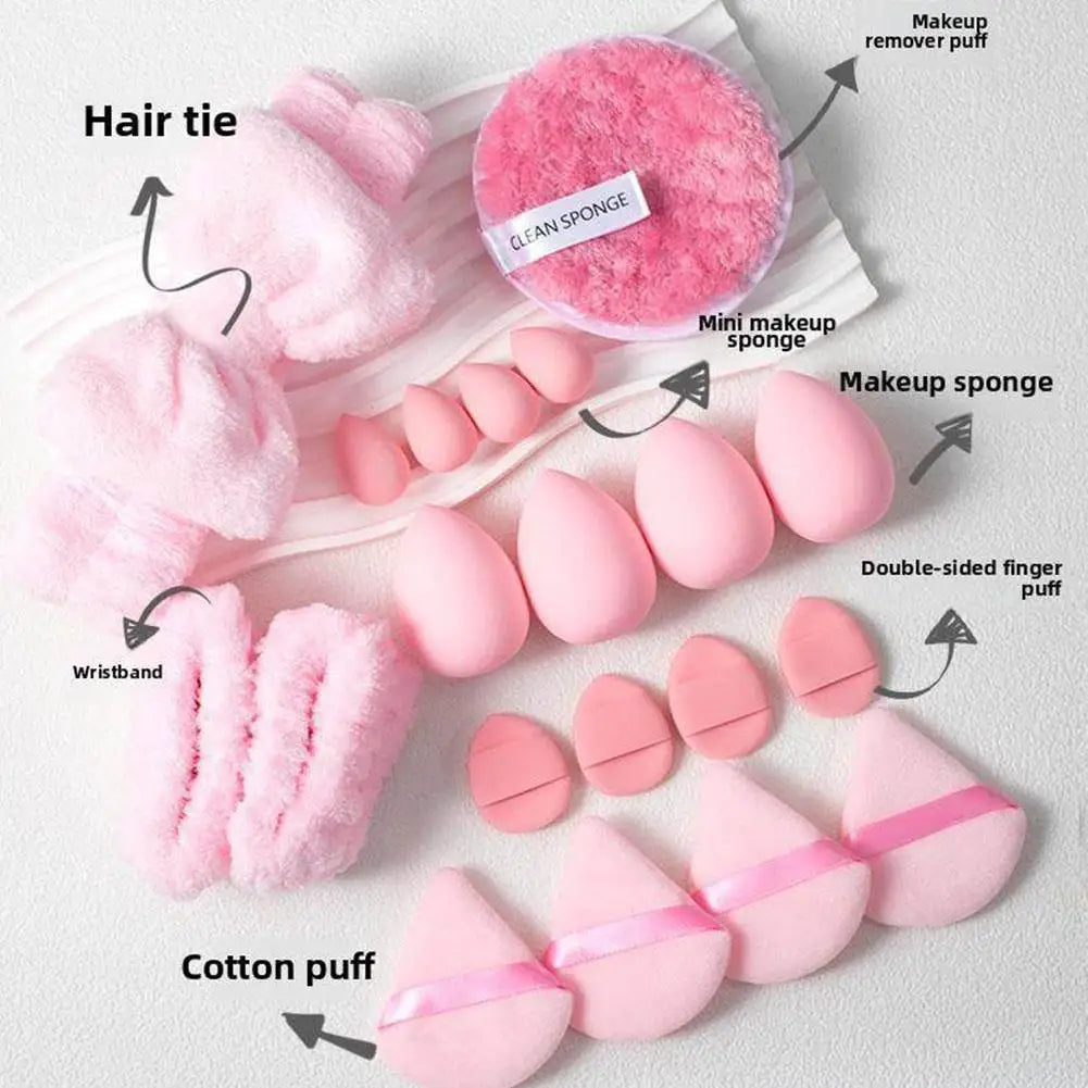 33Pcs Makeup Brushes Set Professional Soft Foundation Contour Blending Brushes with Spa Headband Wristband Makeup Tool for Women
