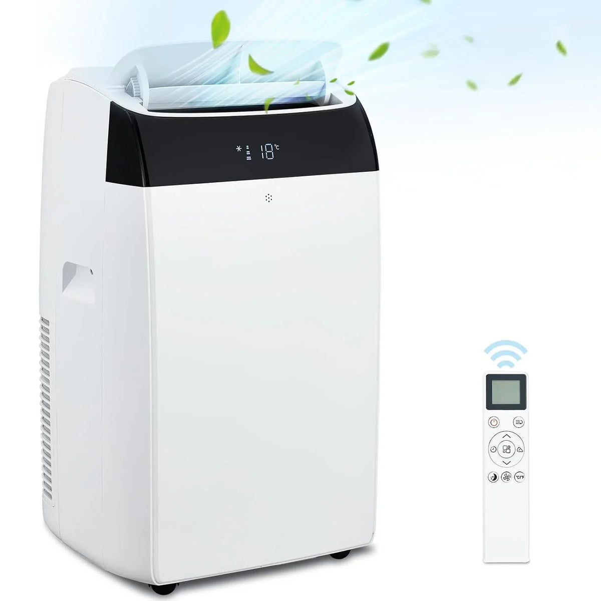 14000 BTU Portable Air Conditioner for 3-in-1 Free Standing Cooling AC Unit with Fan Dehumidifier Remote Control and Sleep
