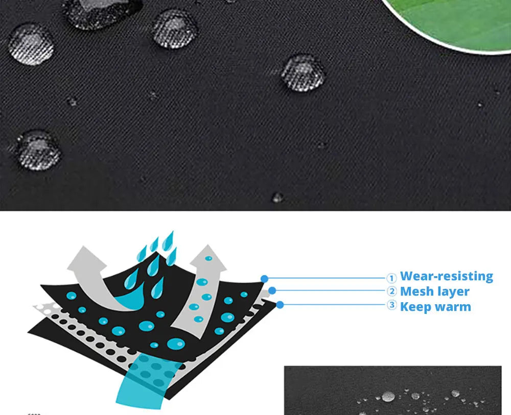 Winter Warm Motorcycle Jacket Cold-proof Waterproof Motorbike Motocross Riding Jacket Men's Chaqueta Moto Protective Gear M-5XL