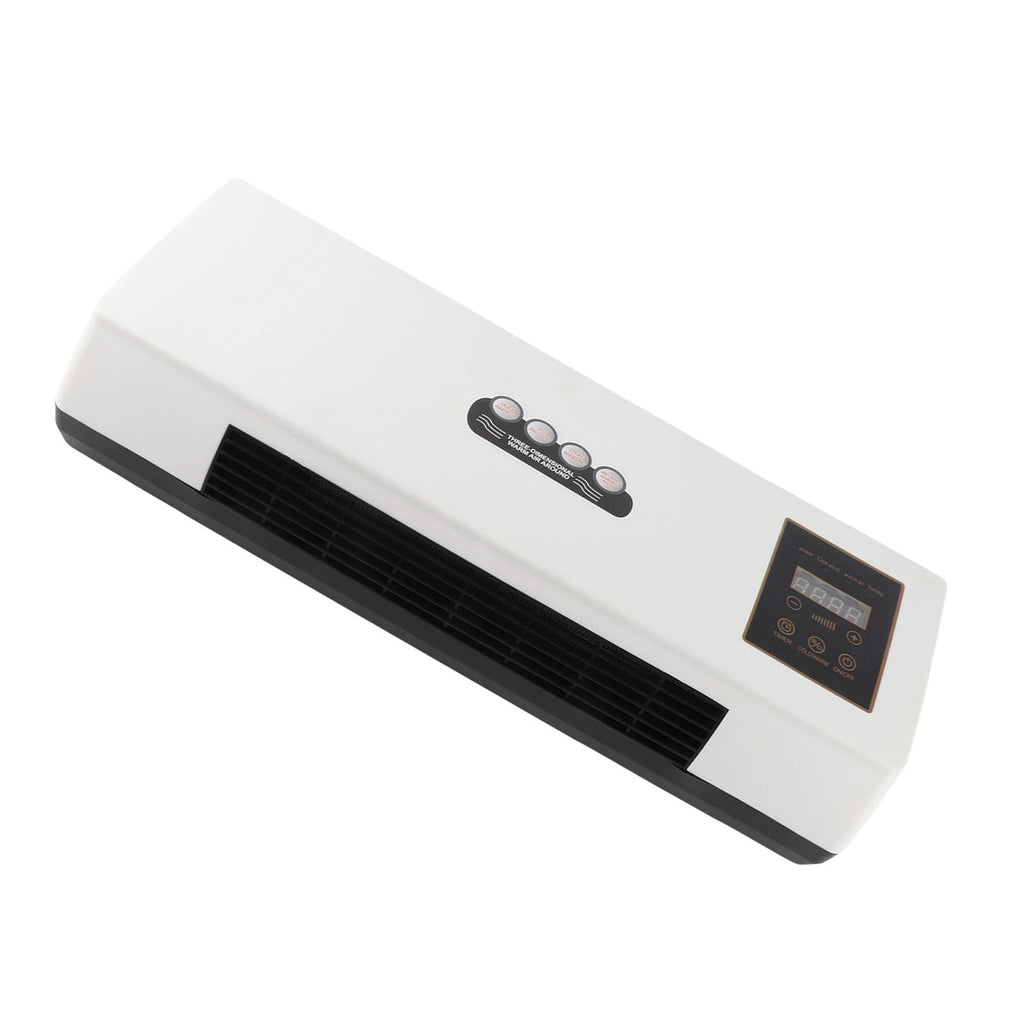 Wall Heater and Air Conditioner Combo Electric Cooling and Heating Machine Low Noise 2 in 1  Heating  for Bathroom