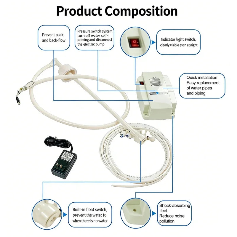 Electric Bottled Water Dispenser Pump Automatic Home Water Pump System High Pressure Water Jug Pump Dispenser for Coffee Machine