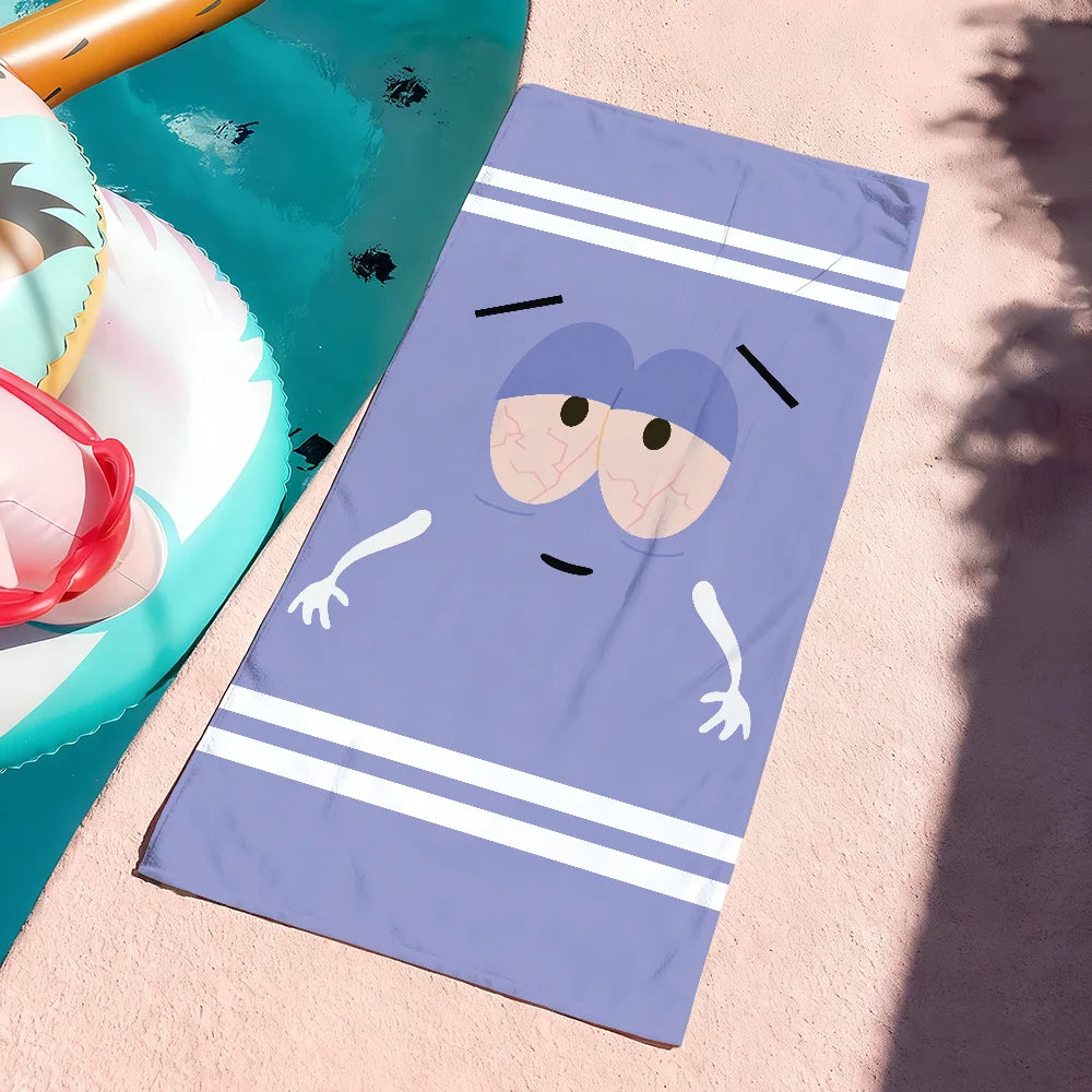 Cartoon T-Towelie-S Cute Towel Quick Dry Soft Yoga Swimming Fitness Mountain Climbing Large Beach Towels