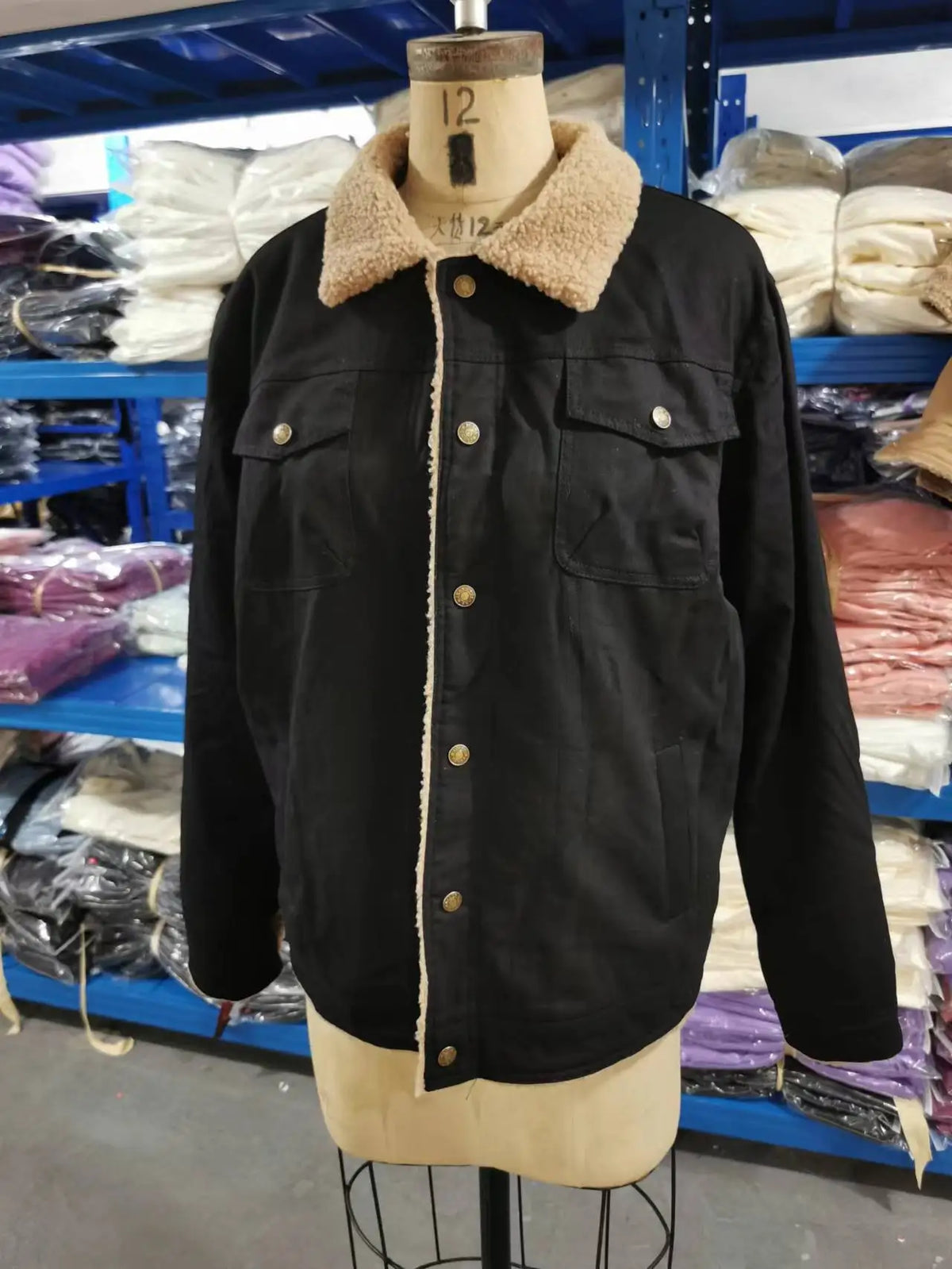 New in autumn and winter, men's jacket, velvet cotton tooling casual coat