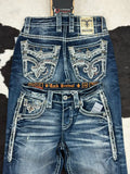 Y2K New Gothic Blue Denim Embroidery Harajuku Wide Pants Revival Mens Jeans Foliage Bootcut Women Pocket Hip Hop Streetwear