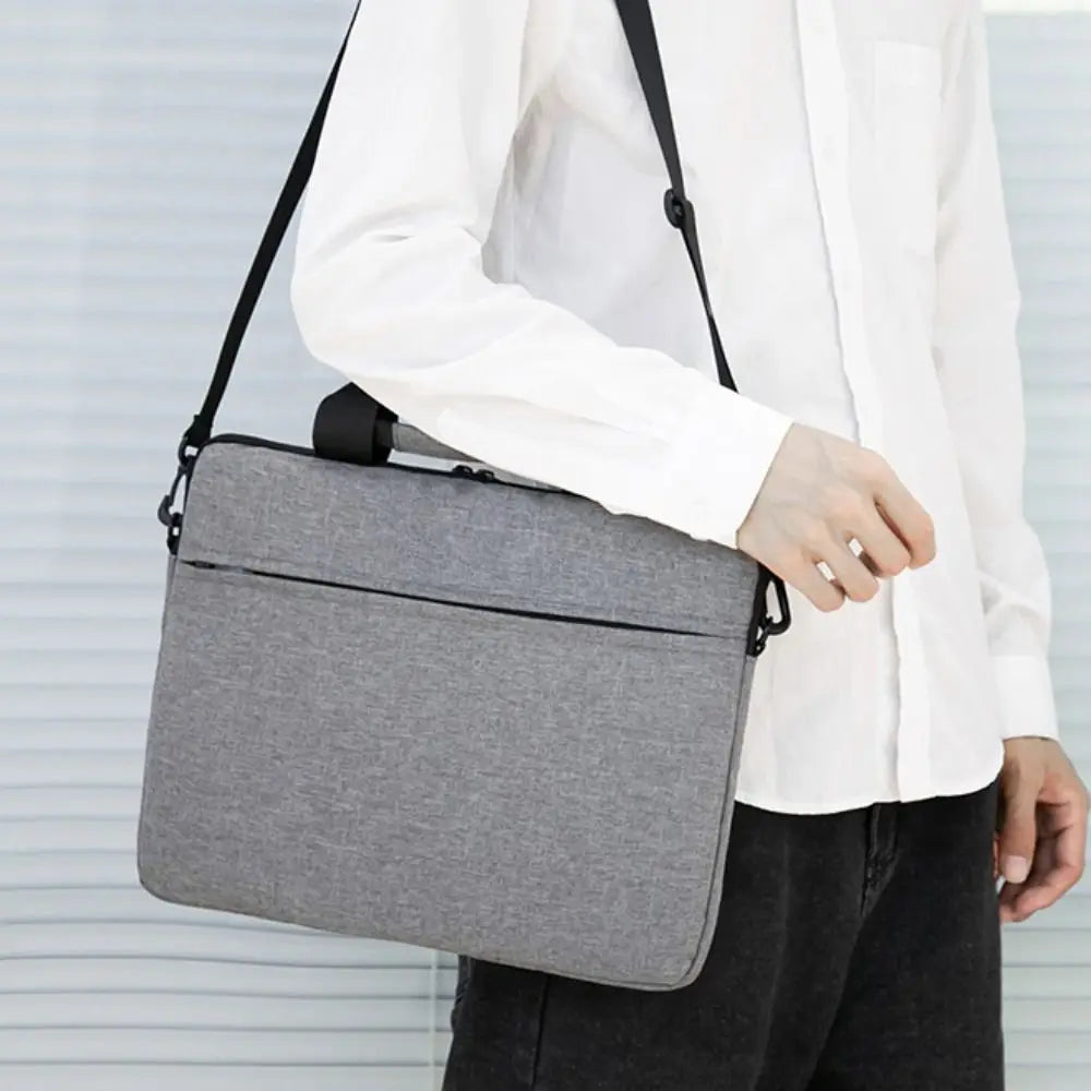 Universal Laptop Sleeve Case Shockproof Large Capacity Laptop Handbag Ultra Thin Business Notebook Cover Tablet Protective Pouch