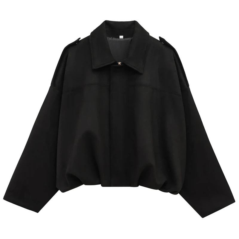 2026 Women's Bomber Jacket Lapel Long Sleeve Zipper Suede Jacket Women New High Street Cropped Racing Jackets Coats Outerwears