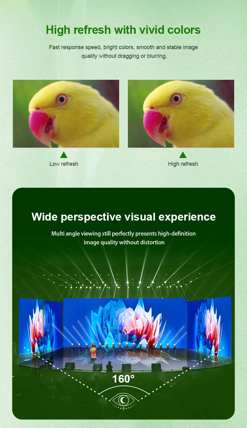 4mx3m Turnkey Complete System P2 P3 P2.6 P2.9 P3.91 LED Display 500mmx500mm LED Panel Backdrop Indoor Outdoor Rental LED Screen