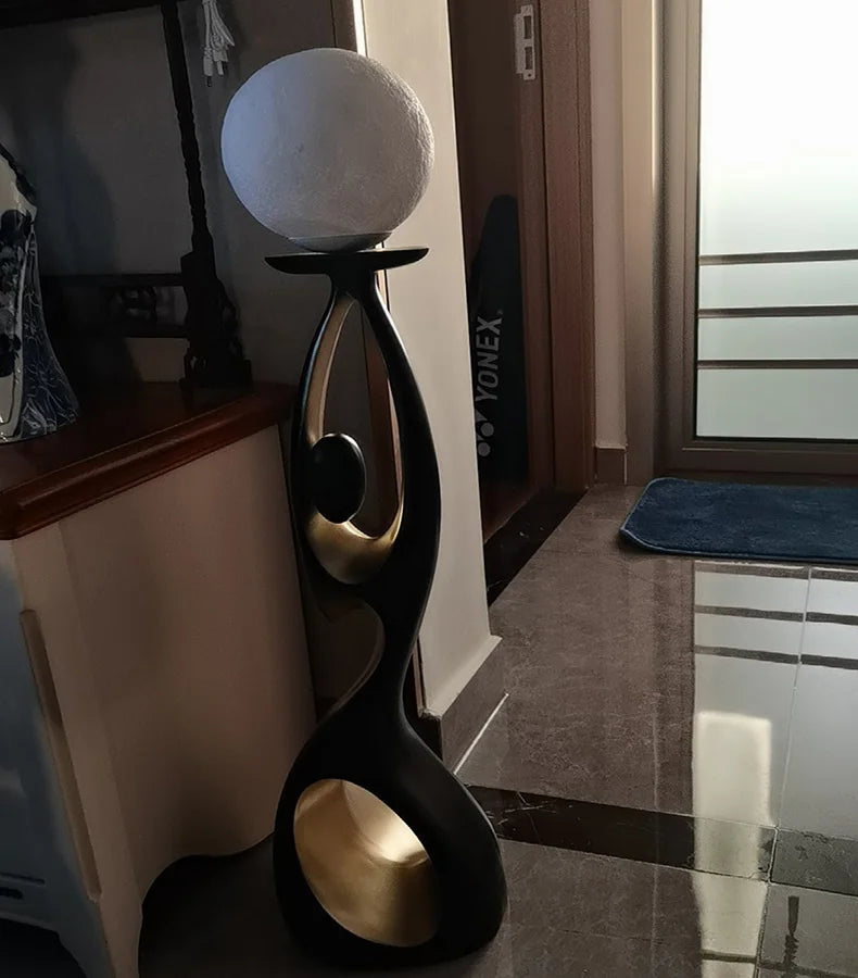 Modern minimalist LED floor lamp, living room, bedroom, study, Nordic Ins style creative remote control dimming vertical lamp, i