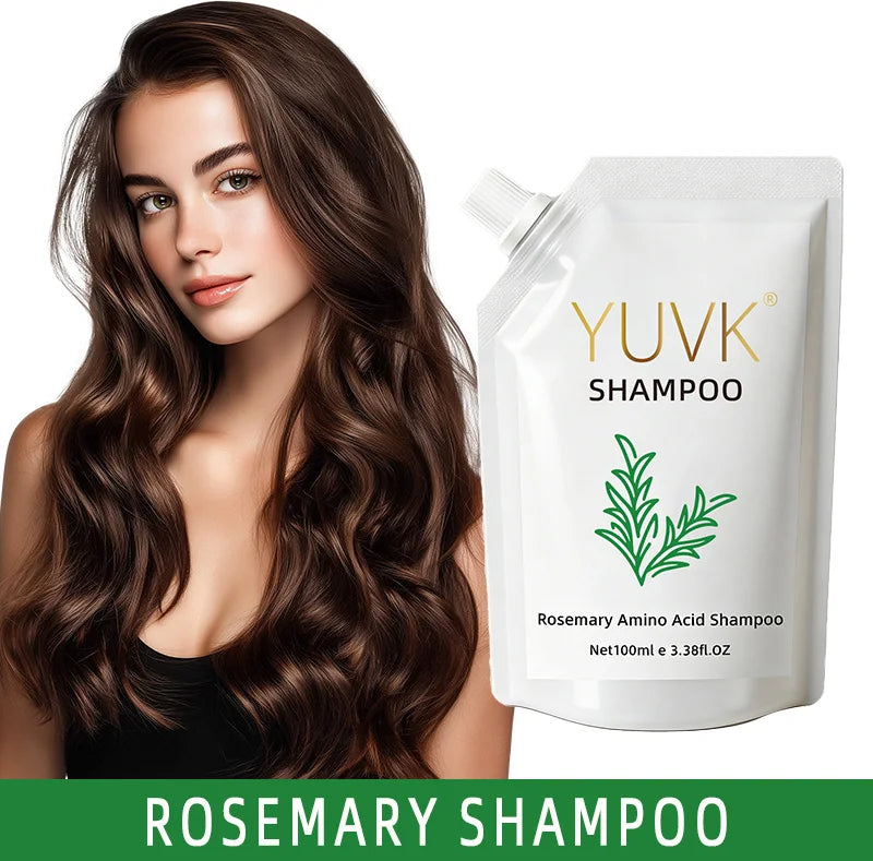 YUVK Rosemary Biotin Amino Acid Shampoo, Suitable for Thinning Hair and Promoting Scalp Health-100ml
