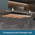 Cabinet Hanging Organizer Multi Purpose Hook Rack Kitchen Paper Towel Cutting Board Pot Lid Storage Hardware Organizer Kitchen