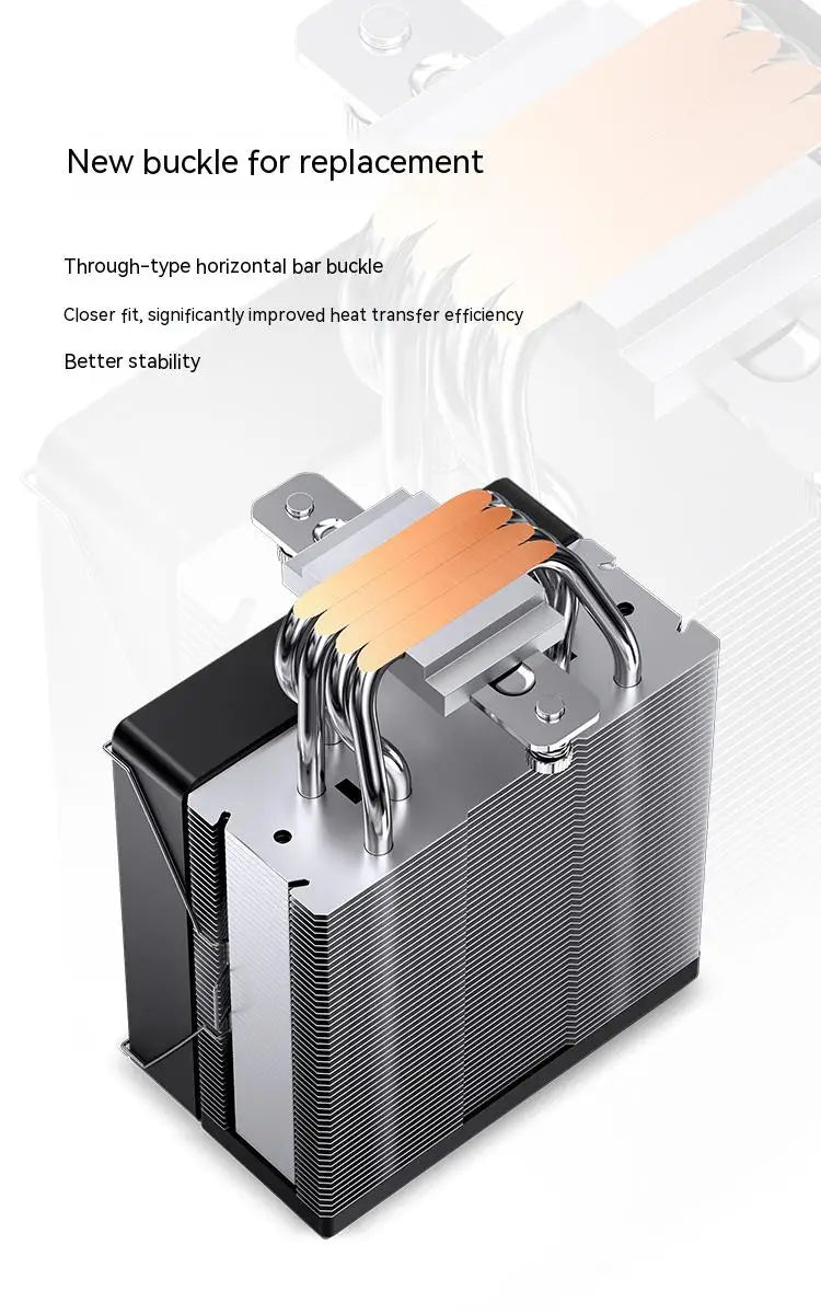 JONSBO CR-1000 EVO 4 Heat pipes TDP 220W CPU Cooler Computer Cooling Fan Heat Sink For LGA1700 115X 1200 AM5 Air Cooler Radiator