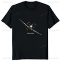 Hot Sale WW2 Battle of Britain Legend Supermarine Spitfire Fighter T-Shirt Harajuku Summer Short Sleeve Casual Y2k Mens T-shirt