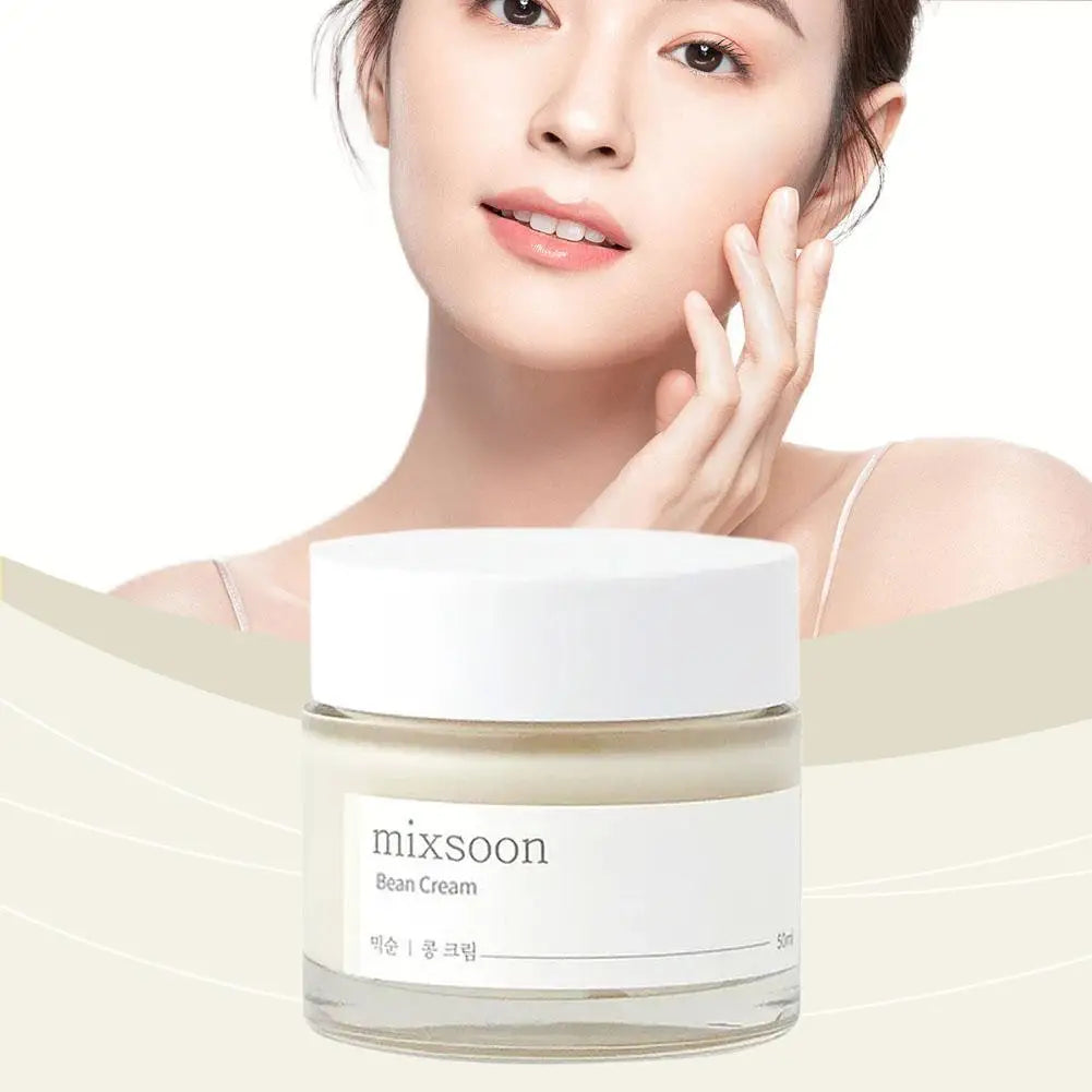 Mixsoon Bean Essence & Cream - Repair Damage Anti-aging Fade Spots Thick And Moist Moisture Mild and Smoothing Korean Skincare