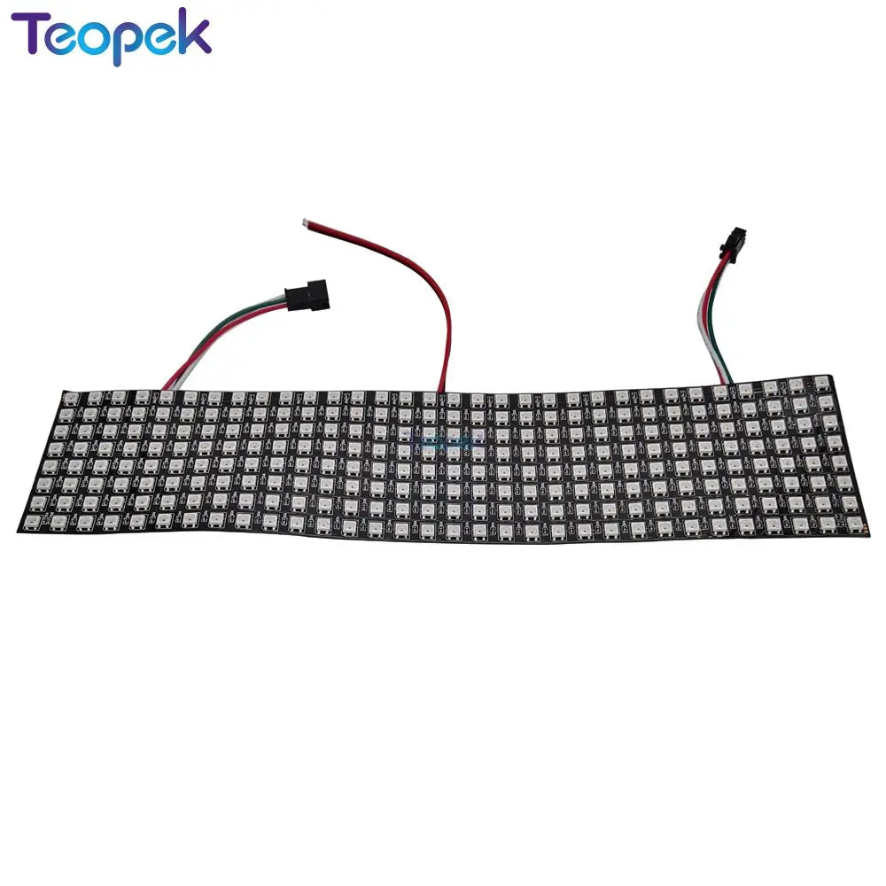 WS2815 Flexible LED Screen 8x8 8x32 16x16 Individually Addressable Digital  Panel Light 2815 SMD 5050 DIY Display DC12V