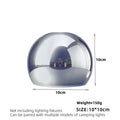 Spherical camping lampshade suitable for camping lights, accessories for outdoor camping lights - enhancing atmosphere