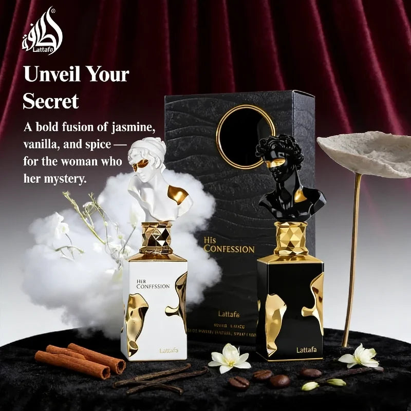 100ml Middle East Arab Men's Long-Lasting Confession Eau De Toilette Spray Charming Alluring Gift Box Perfume