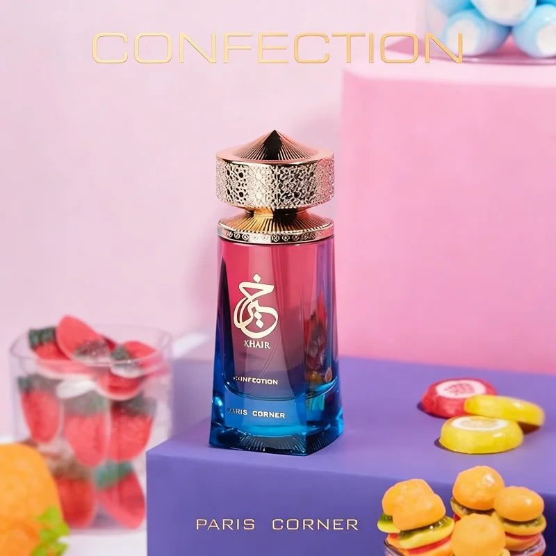 Sweet Confectionery Women's Perfume Unisex 100ml Sweet Fruity, Blossom, Sandalwood Gourmand Fragrance Long-Lasting Scent
