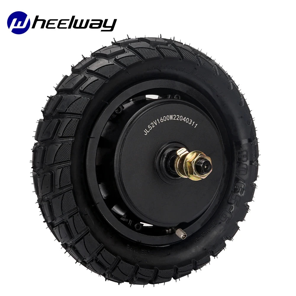 10 Inch Dual Drive Electric Motor 52V60V1600W3000W Powerful Electric Scooter Hub Motor Disc Brake Brushless Vacuum Tire E-Bike
