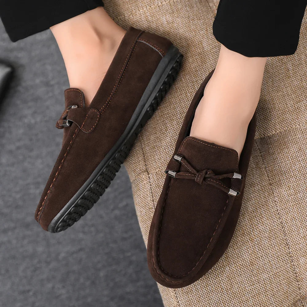 Men Loafers Soft High Quality Spring Autumn Shoes Men Casual Shoes Warm Slip on Flats Driving Shoes Large Size chaussure hommes