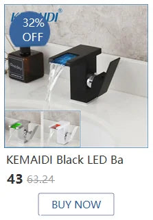 KEMAID Matte Black Rainfall Shower Faucet Systerm W/ Embedded Box Valve Wall Mounted Shower Faucets 2 Way Function Mixer Gold