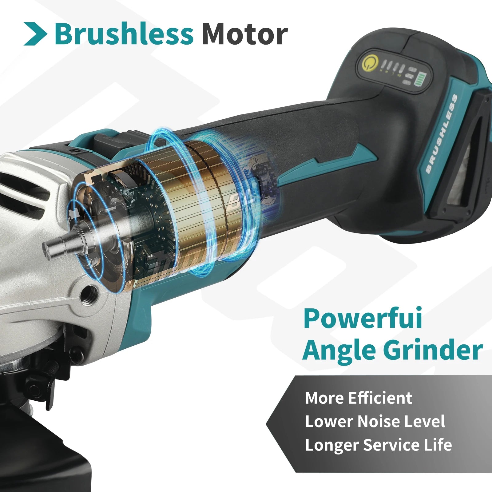 Makita DGA504 18V 6.0Ah 125mm Brushless Rechargeable Multi-functional Cutting & Grinding Tool