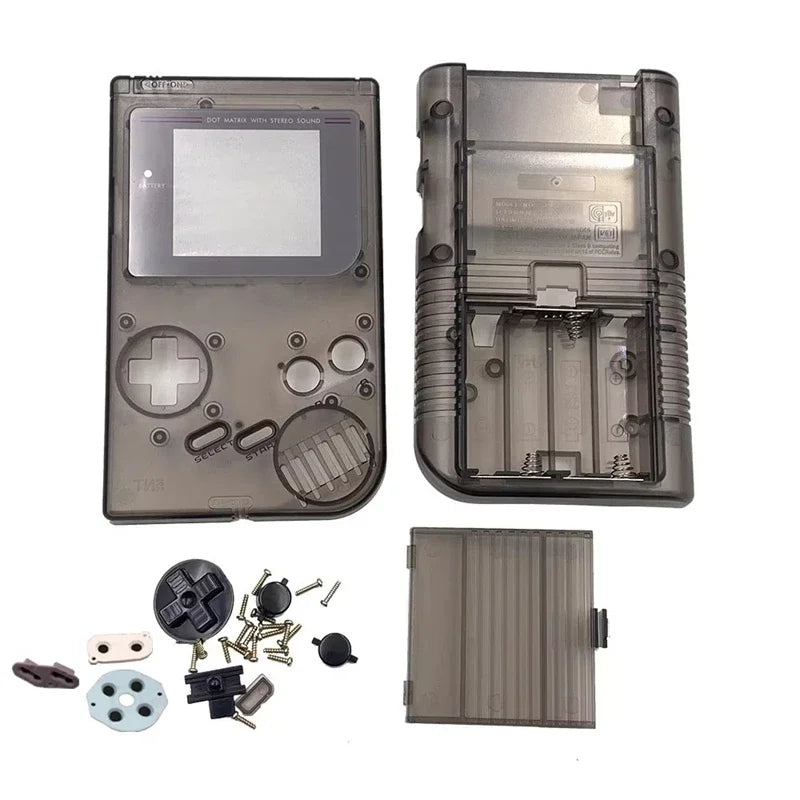 For Gameboy Classic GB DMG Shell Replacement Kit High Quality Console Housing With Buttons Conductive Pads Screws Accessories