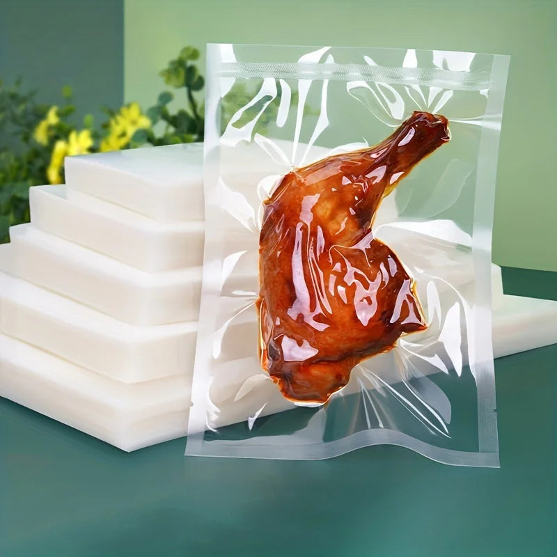 50PCS/Lot BPA-Free Vacuum Food Bags, Vacuum Sealed Storage Bags For Food Storage and Preservation,Reusable Vacuum Sealer Bag