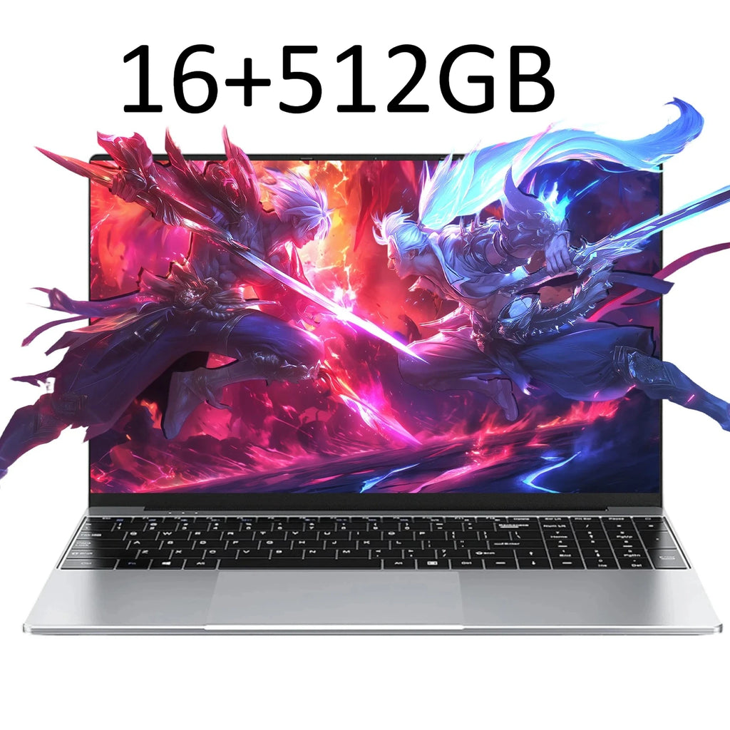 PC Notebook 15.6' Laptop Intel Core I9 10980HK 32GB RAM 2TB SSD Office Gamer Laptops Fingerprint Unlock Windows 11 Pro
