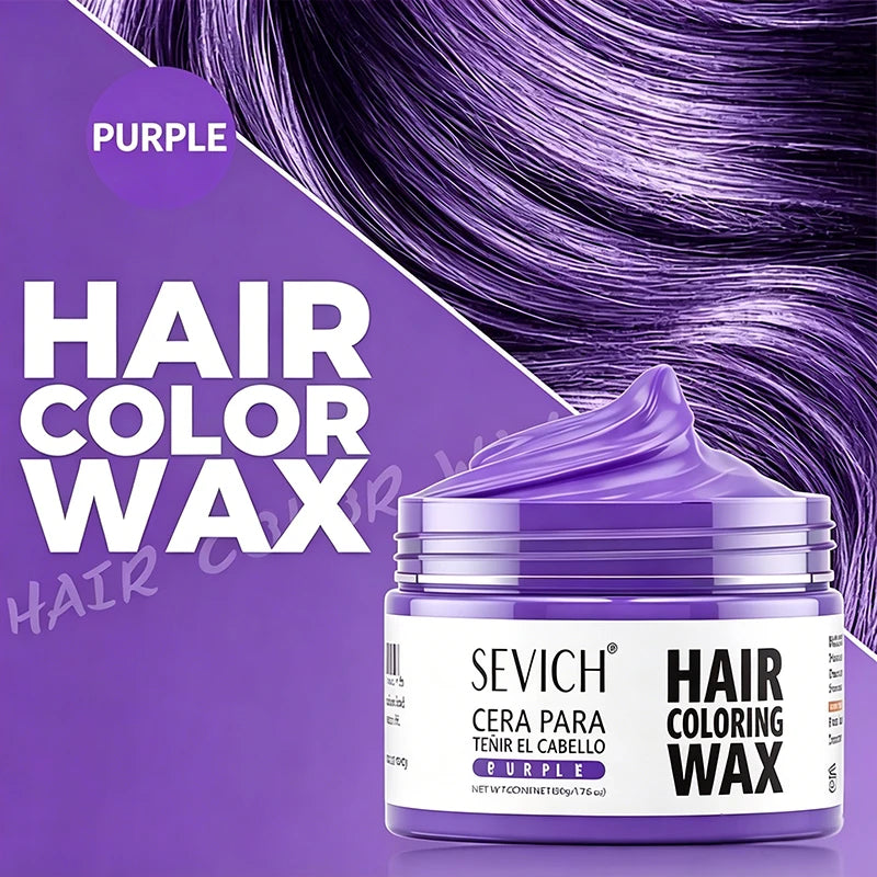 Valentine's Day DIY Hair Dyed Mud Halloween One-Time Hair Coloring Wax Hair Colour Cream for Eyebrow Beards Coloring Styling