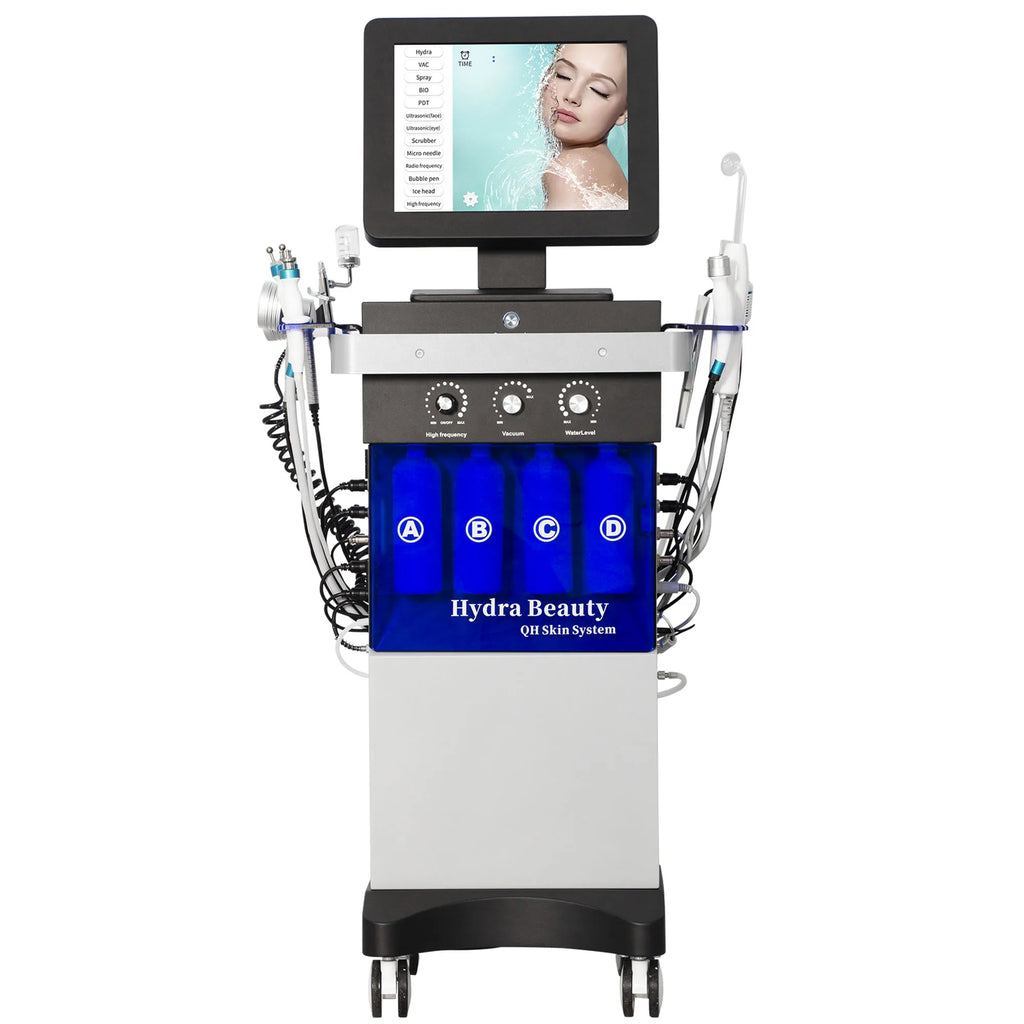 14 in 1 Hydro Beauty Skin Care Master Machine Deep Cleaning Blackhead Removal Skin Firming Brightening Shrink Pores Device