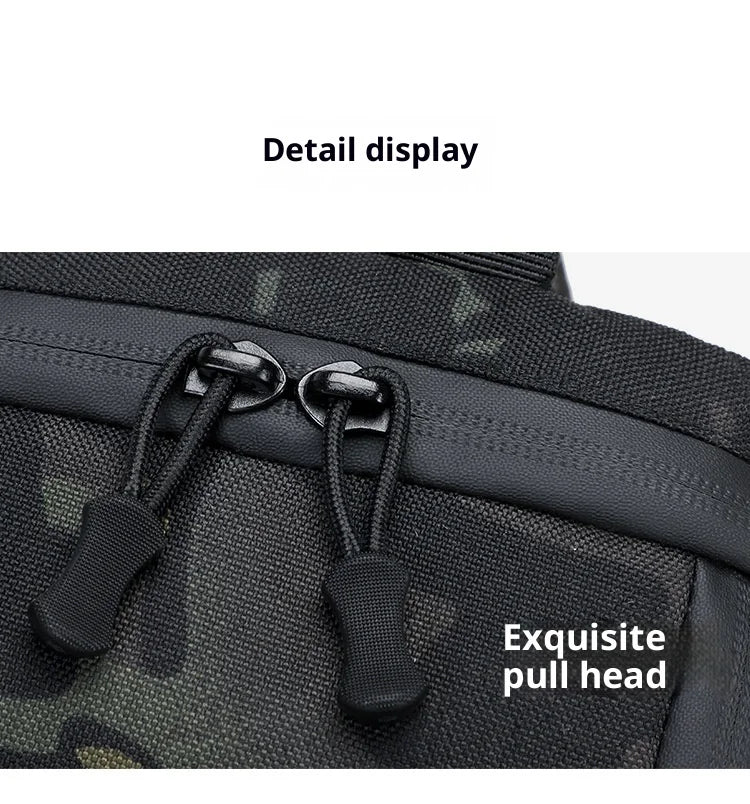 Homefish New Outdoor Tactical Chest Bag Sling Shoulder Backpack EDC Crossbody Bag For Daily Commuting Outdoor Sports