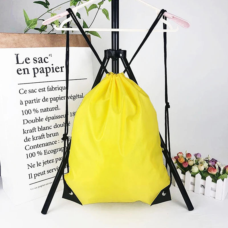 Waterproof Foldable Gym Bag Bundle Pocket Fitness Backpack Drawstring Shop Pocket Hiking Camping Swimming Men Women Sports Bags