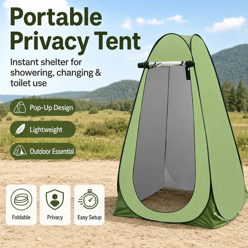Outdoor bathing tent, portable camping toilet tent, changing tent, shower tent, dressing shelter, fishing tent, thermal tent