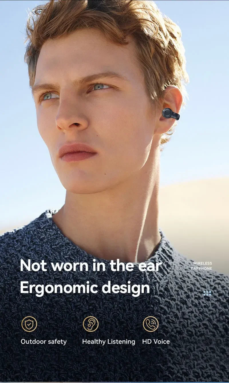 Wireless Bluetooth Earbuds M47 Headset for Phone Headphones Mirror High-definition Digital Display Earphones Sport With Mic Free