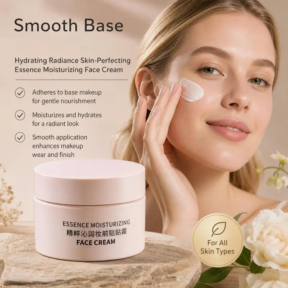 Apply the cream before makeup, moisturizing foundation cream - lasting moisturizing, creating a natural foundation