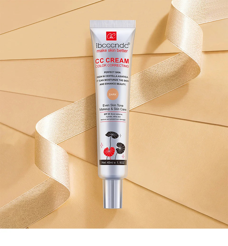 Moisturizing Correcting CC Cream Waterproof Anti-sweat Makeup Before Concealer Lasting Women Makeup Protect Skin erborian Make